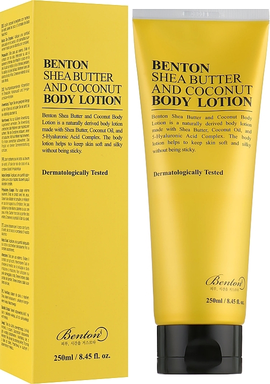 УЦЕНКА Лосьон для тела с маслом ши и кокосом - Benton Shea Butter and Coconut Body Lotion * — фото N1