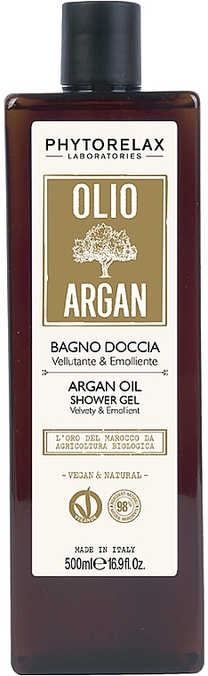Гель для душу з аргановою олією - Phytorelax Laboratories Olio Di Argan Shower Gel