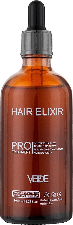 Эликсир против выпадения и роста волос - Verde Hair Elixir