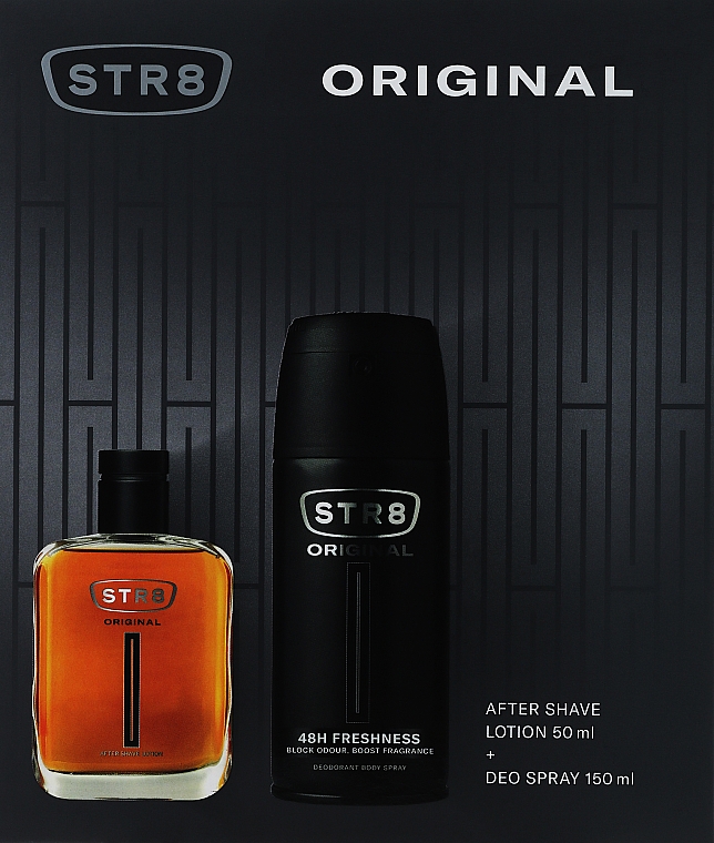 STR8 Original - Набор (ash/lot/50ml + deo/150ml) — фото N1