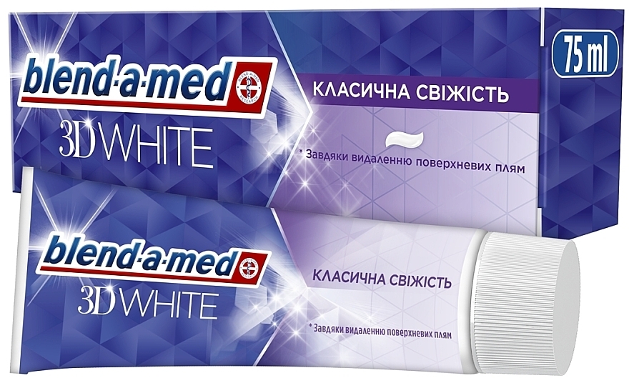 Зубная паста "Трехмерное отбеливание" - Blend-A-Med 3D White Toothpaste — фото N1