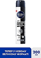 Антиперспірант "Чорне та Біле невидимий: класичний", спрей - NIVEA MEN Black & White Invisible Original Anti-Perspirant — фото N2