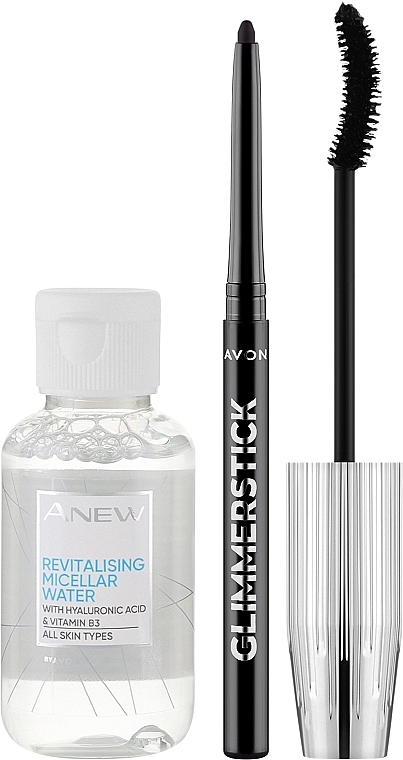 Набір - Avon Ultimate Eye (mascara/10ml + eye/pencil/0.28g + micell/water/50ml) — фото N3