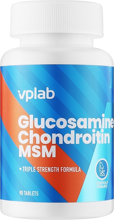 Хондропротектор для суставов, костей и связок - VPLab Glucosamine Chondroitin MSM — фото N1