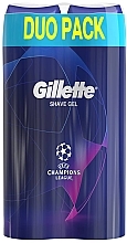 Парфумерія, косметика Набір - Gillette Fusion5 Ultra Sensitive (sv/gel/200ml + sv/gel/200ml)