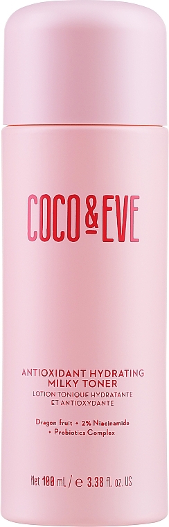 Молочный тоник для лица - Coco & Eve Antioxidant Hydrating Milky Toner — фото N1