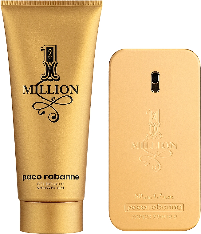 Paco Rabanne 1 Million - Набор (edt/50ml + sh/gel/100ml) — фото N2