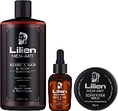 УЦЕНКА Набор - Lilien Men-Art Black (wax/45 g + shampoo/250 ml + h/oil/30 ml) * — фото N2