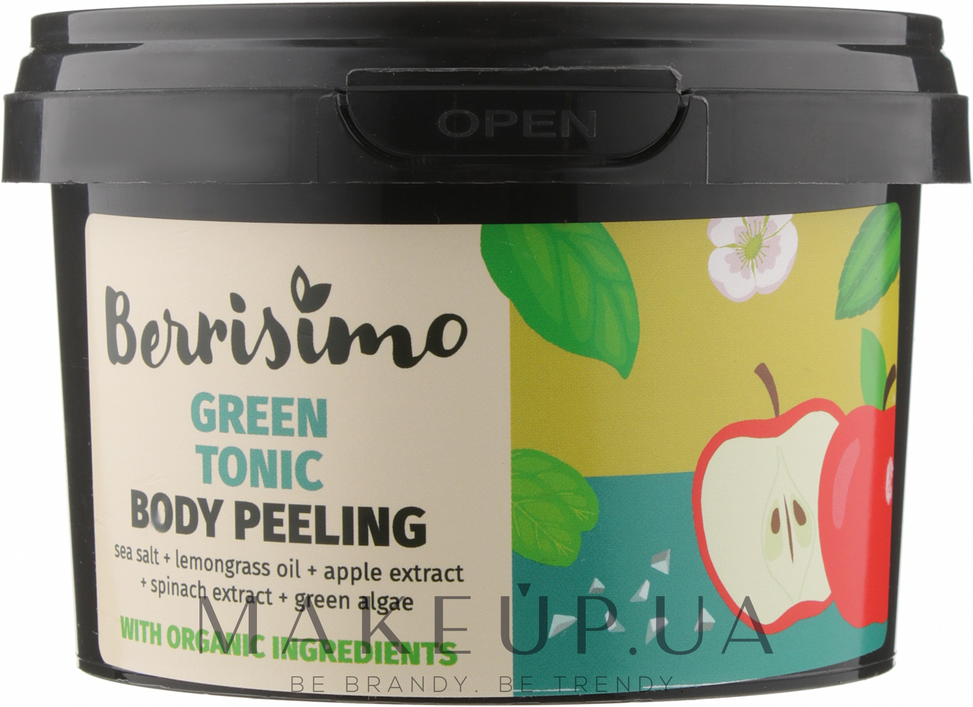 Пілінг для тіла - Beauty Jar Berrisimo Green Tonic Body Peeling — фото 400g