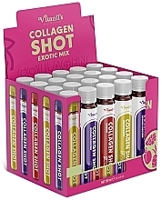 Парфумерія, косметика Питний "Колаген", мікс смаків - Vitanil's Collagen Shot Exotic Mix