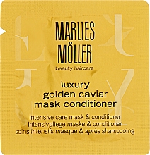 Парфумерія, косметика Маска-кондиціонер для волосся з екстрактом чорної ікри - Marlies Moller Luxury Golden Caviar Mask Conditioner (пробник)