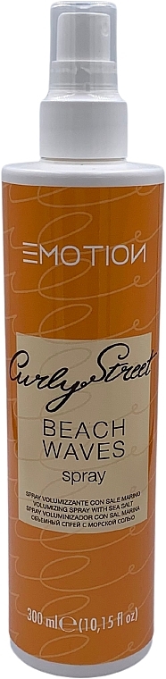 Cпрей с морской солью для объема волос - Emotion Curly Street Beach Waves Spray — фото N1