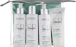 Парфумерія, косметика Набір для комбінованої шкіри - Strictly Professional SP Skincare (cleanser/150ml + toner/150ml + moisturiser/100ml + mask/100ml)