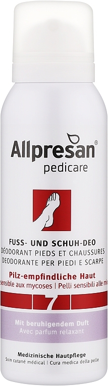 Спрей протигрибковий для ніг та взуття - Allpresan Foot Special 7 Fuss-Und Schuh-Deo — фото N1