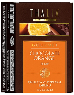 Натуральное гурманское мыло "Шоколад и апельсин" - Thalia — фото N1