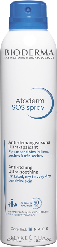 Спрей для тела - Bioderma Atoderm SOS Spray — фото 200ml