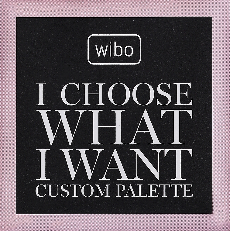 Футляр для косметики - Wibo I Choose What I Want Empty Case — фото N2