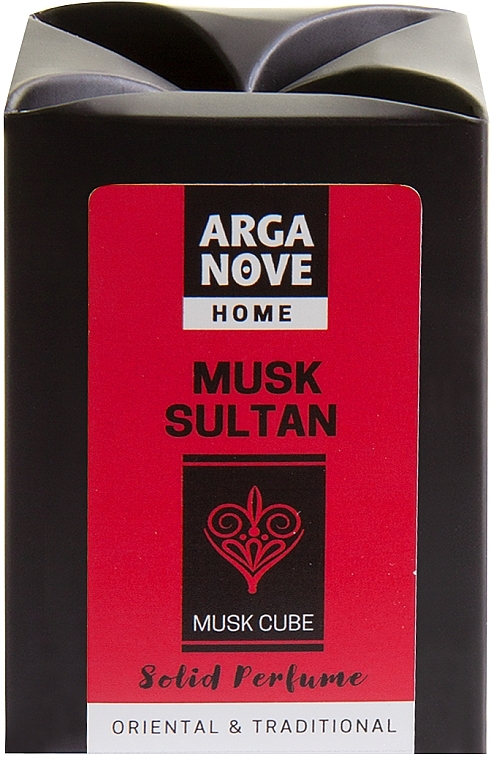 Ароматичний кубик для дому - Arganove Solid Perfume Cube Musk Sultan — фото N1