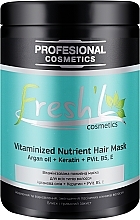 Маска для всіх типів волосся, вітамінізована живильна - Fresh'L Vitaminized Nutrient Hair Mask — фото N1