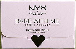 Духи, Парфюмерия, косметика Матирующие салфетки для лица - NYX Professional Makeup Bare With Me Hemp