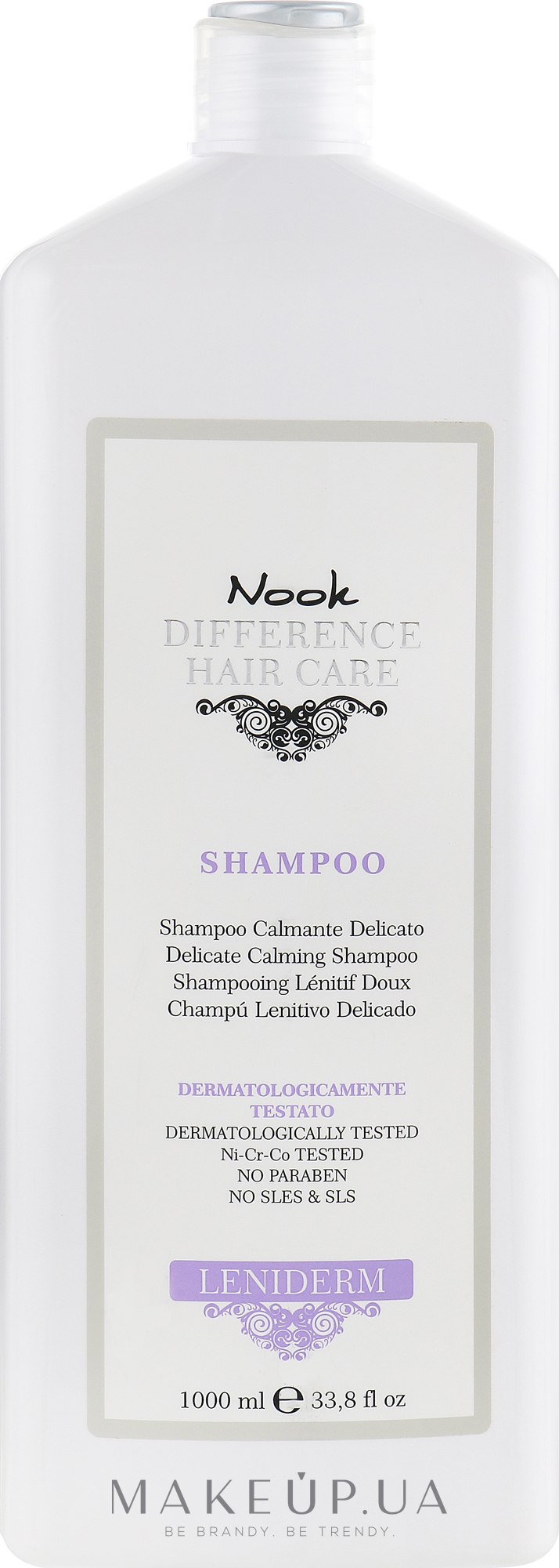 Успокаивающий шампунь - Nook DHC Leniderm Shampoo — фото 1000ml