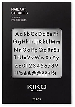 Духи, Парфюмерия, косметика Наклейки на ногти - Kiko Milano Nail Art Stickers 01 Row