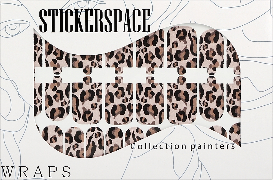 Дизайнерські наклейки для нігтів "Spot" - StickersSpace — фото N1