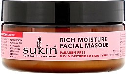 Духи, Парфюмерия, косметика Интенсивно увлажняющая маска для лица "Шиповник" - Sukin Facial Masque