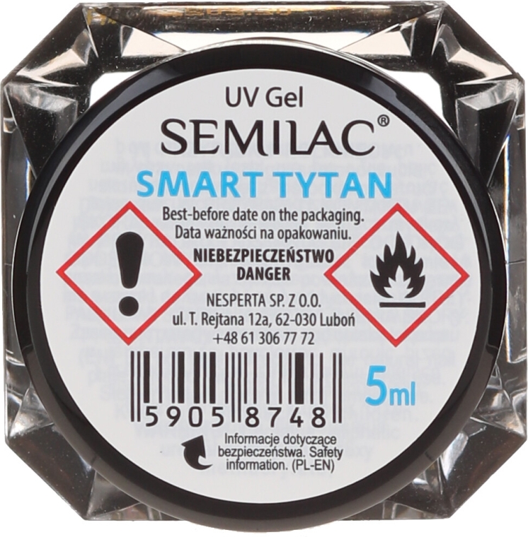 Гель для ногтей - Semilac Smart Tytan — фото N1