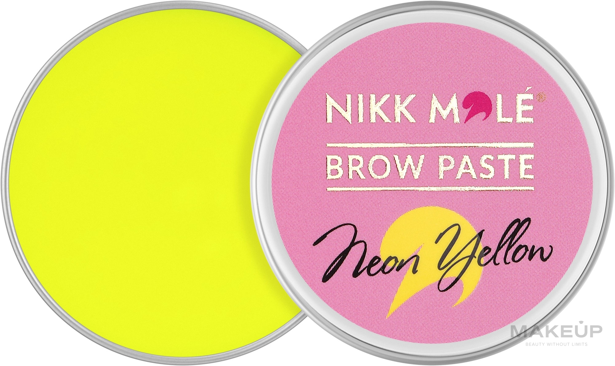 Паста для бровей - Nikk Mole Neon Yellow Brow Paste — фото 15g