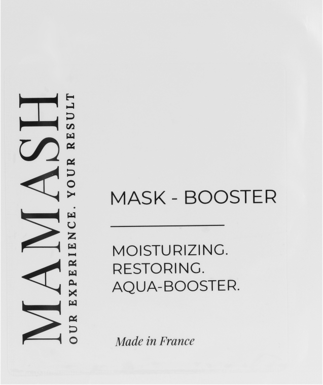 Глибоко зволожувальна тканинна маска для наповнення шкіри з трьома видами гіалуронової кислоти - Mamash Mask-Booster — фото N1