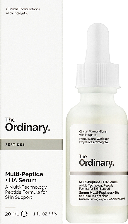 Мультипептидна сироватка для обличчя - The Ordinary Multi-Peptide + HA Serum — фото N2