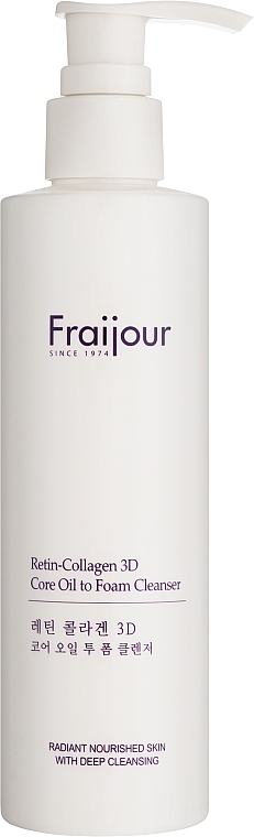 Гідрофільна очищувальна олія-пінка з колагеном для обличчя - Fraijour Retin-Collagen 3D Core Oil to Foam Cleanser — фото N1