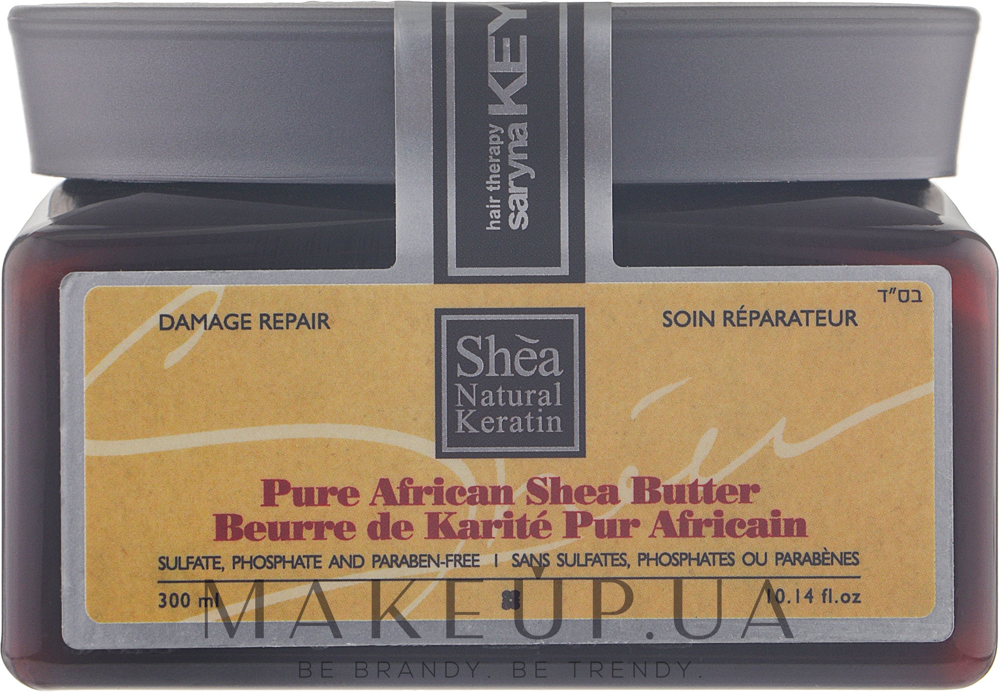 Восстанавливающее масло-крем - Saryna Key Damage Repair Pure African Shea Butter — фото 300ml