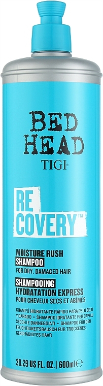 Шампунь для сухого й пошкодженого волосся - Tigi Bed Head Recovery Shampoo Moisture Rush — фото N1