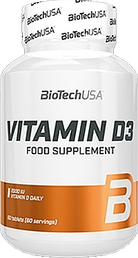 Харчова добавка "Вітамін D3", 50 mcg - BiotechUSA Vitamine D3 — фото N1