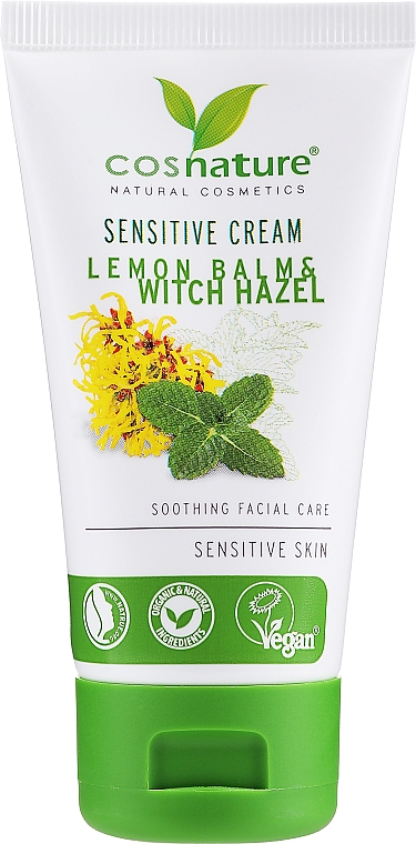 Крем для лица для чувствительной кожи - Cosnature Melisa Bio Sensitive Cream — фото N1