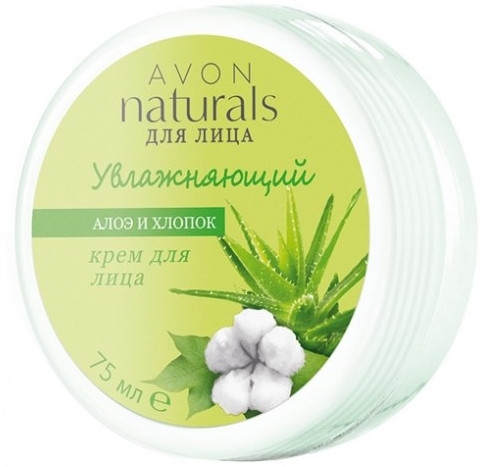 Увлажняющий крем для лица "Алоэ и Хлопок" - Avon Naturals