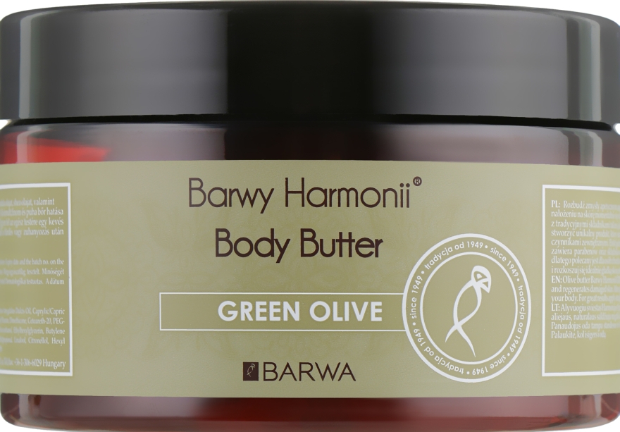 Олія для тіла "Олива" - Barwa Harmony Body Butter Green Olive — фото N1