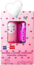 Набір бальзамів для губ - Inuwet Love Duo Set (lip/balm/2x3.5g) — фото N1
