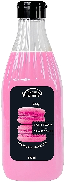 Малиновая пена-шейк для ванн - Energy of Vitamins — фото N1