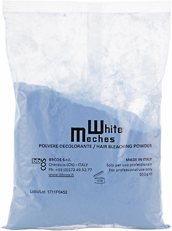 Осветляющая пудра, пакет - BBcos White Meches Plus Bleaching Powder — фото N1