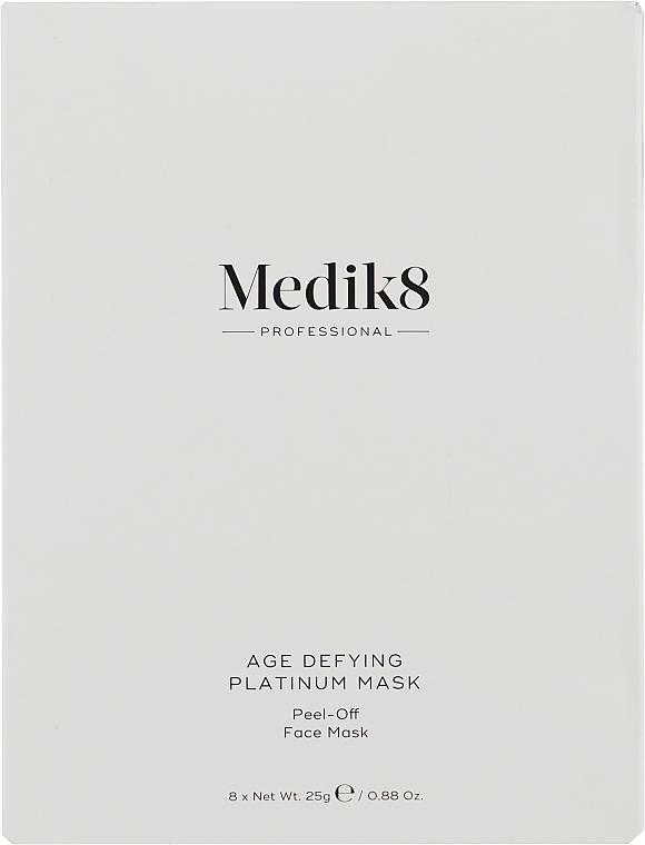 Восстанавливающая биоцеллюлозная маска - Medik8 Age Defying Platinum Mask — фото N1