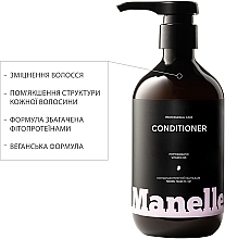 УЦІНКА Кондиціонер безсульфатний - Manelle Professional Care Phytokeratin Vitamin B5 Conditioner * — фото N7