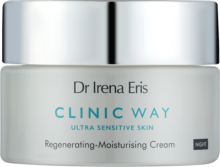 Регенерирующий и увлажняющий ночной крем для лица - Dr. Irena Eris Clinic Way Ultra Sensitive Skin Regenerating-Moisturising Cream Night — фото N1