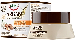 Духи, Парфюмерия, косметика Крем для лица против морщин - Equilibra Argan Anti-Wrinkle Face Cream