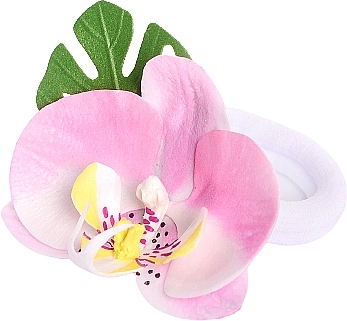 Резинка для волос ручной работы "Розовая орхидея " - Katya Snezhkova — фото N2