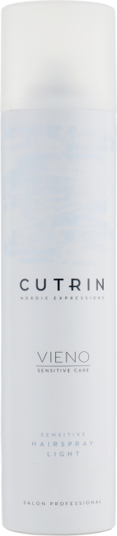Лак легкої фіксації для чутливого волосся - Cutrin Vieno Sensitive Hairspray Light — фото N3