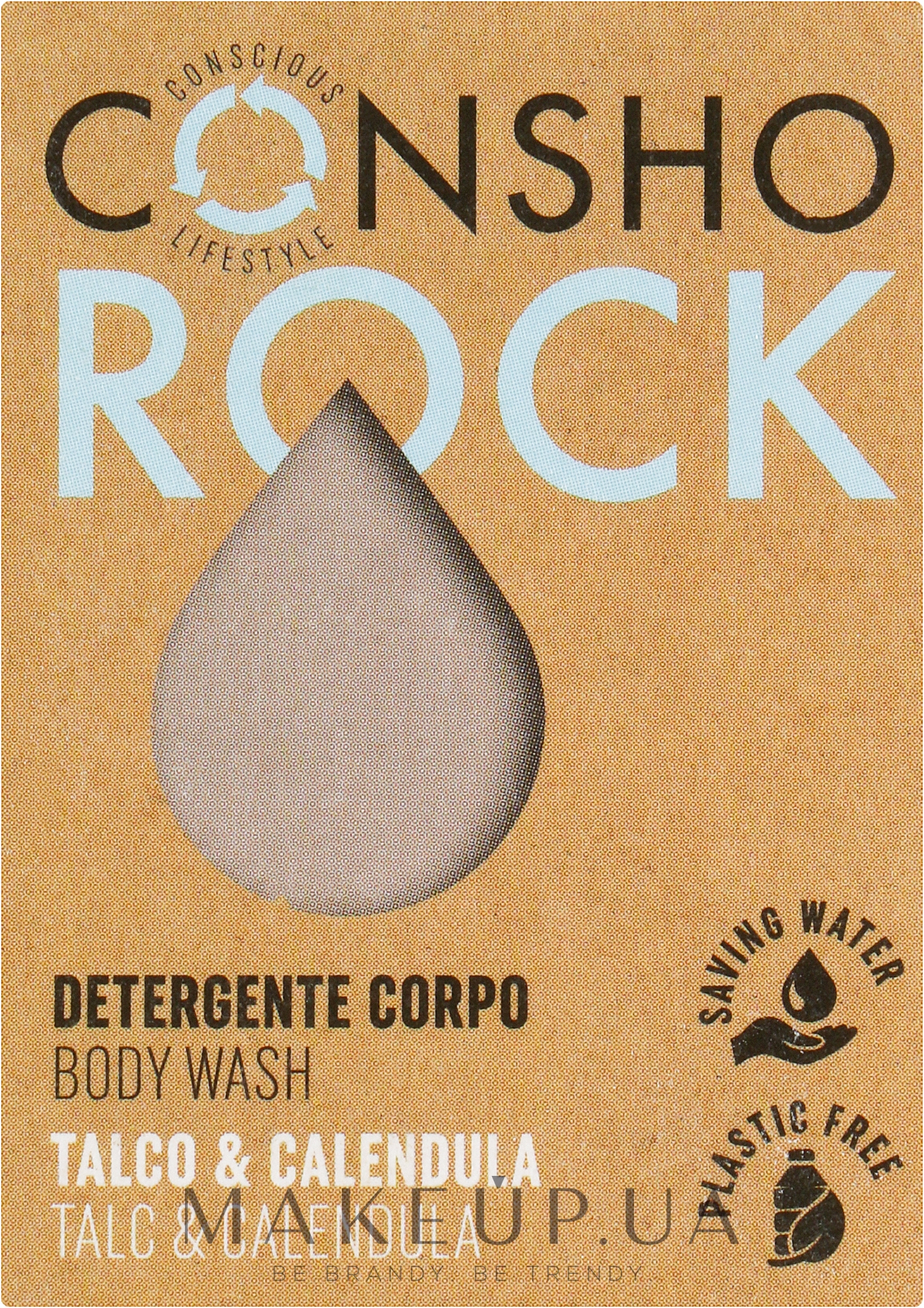 Мило для тіла "Тальк і календула" - Bioearth Consho Rock Talc & Calendula — фото 50g