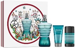 Jean Paul Gaultier Le Male - Набор (edt/125ml + ash/balm/50ml + deo/stick/75ml) — фото N1